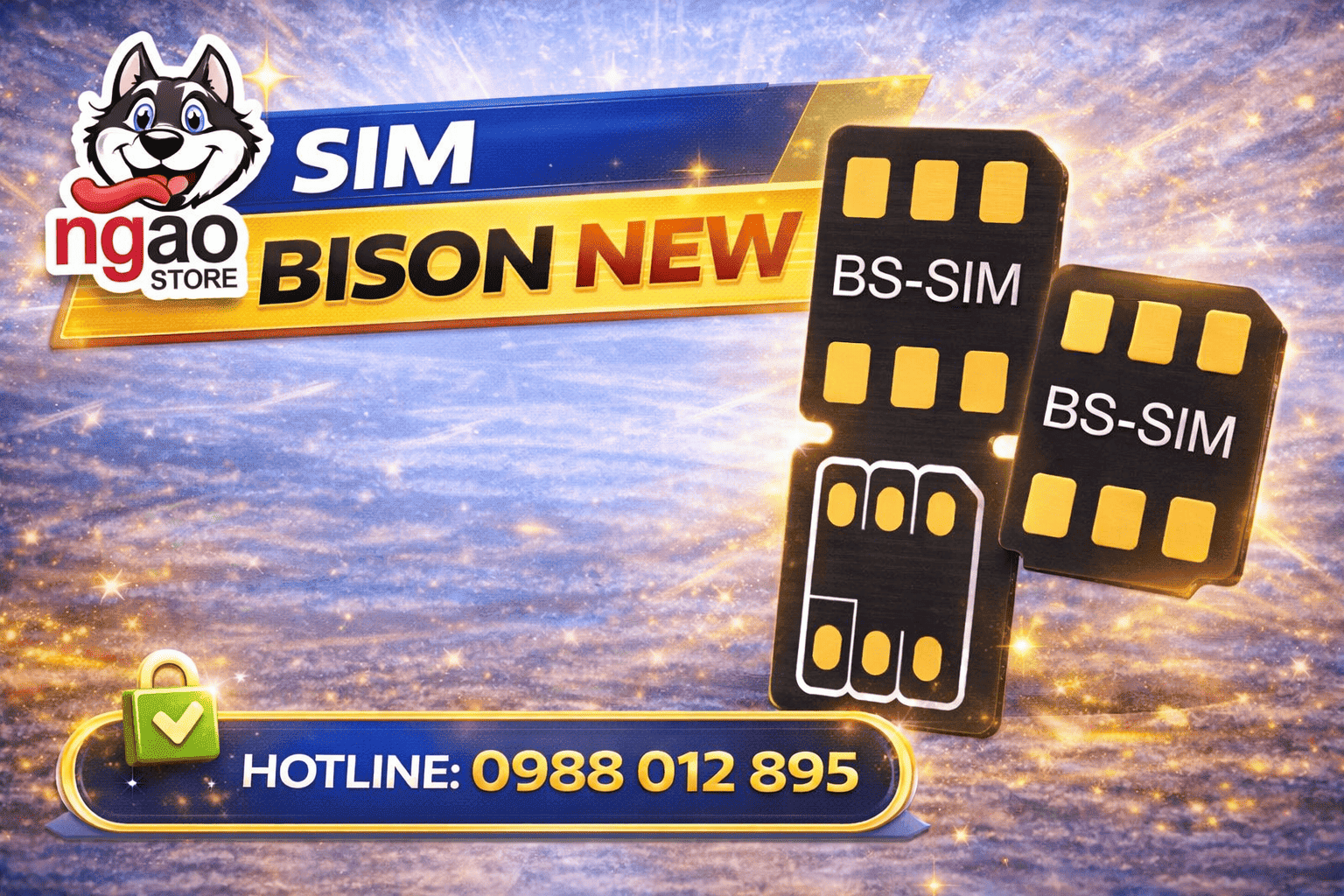 Hướng dẫn ghép sim Bison New 2 mảnh chi tiết