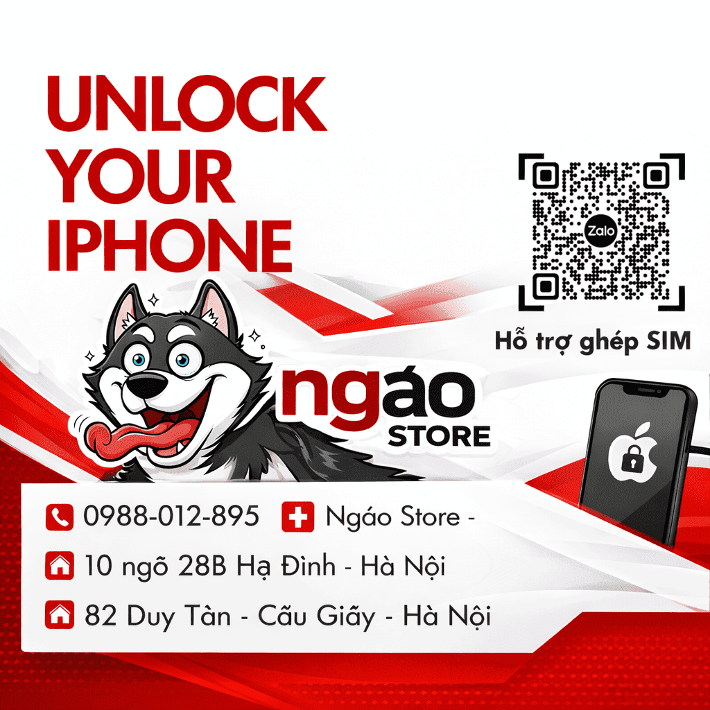 Ngáo Store Ghép Sim iPhone Lock
