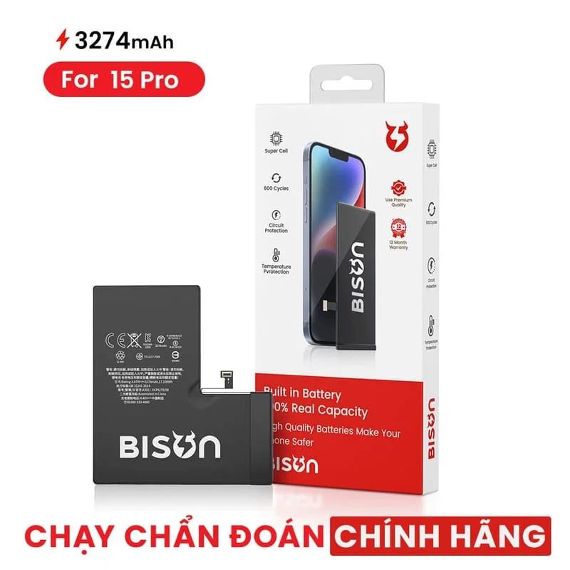 Pin chuẩn đoán 15Pro