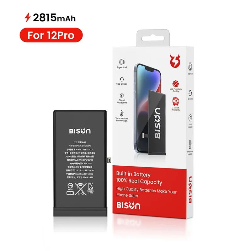 Pin dung lượng chuẩn 12/12Pro