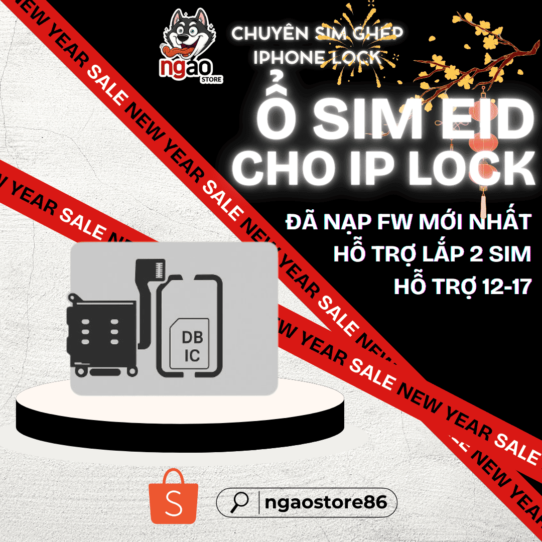 Ổ sim EID sẵn sim ghép