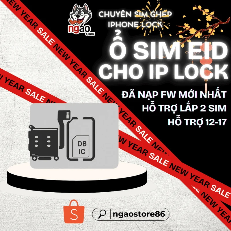 Ổ sim EID sẵn sim ghép