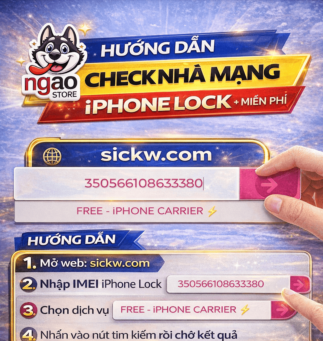 Hướng dẫn check nhà mạng iPhone Lock chi tiết